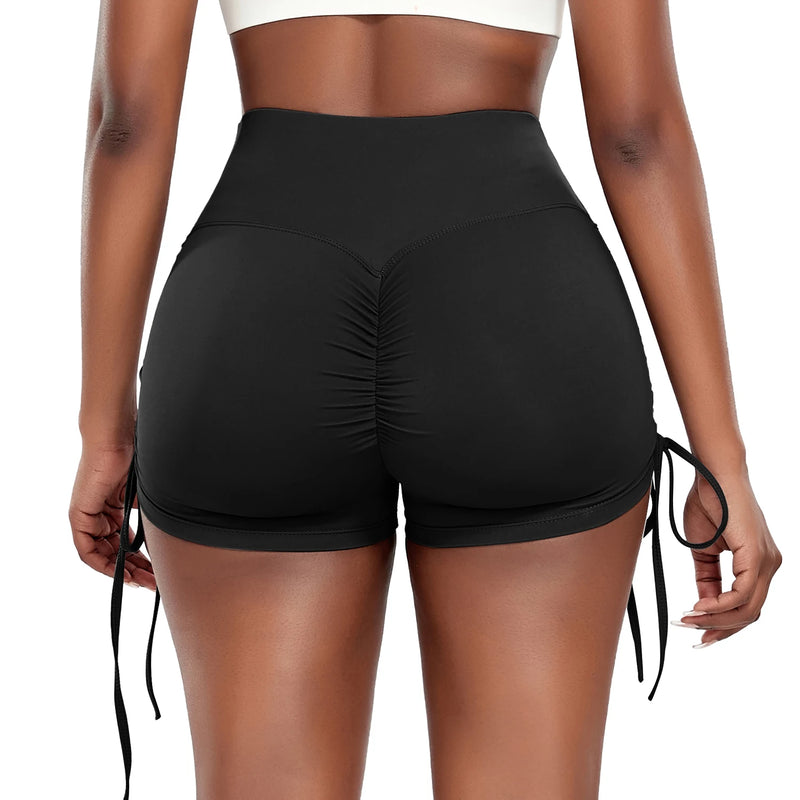 Short Academia empina bumbum com Cordao lateral