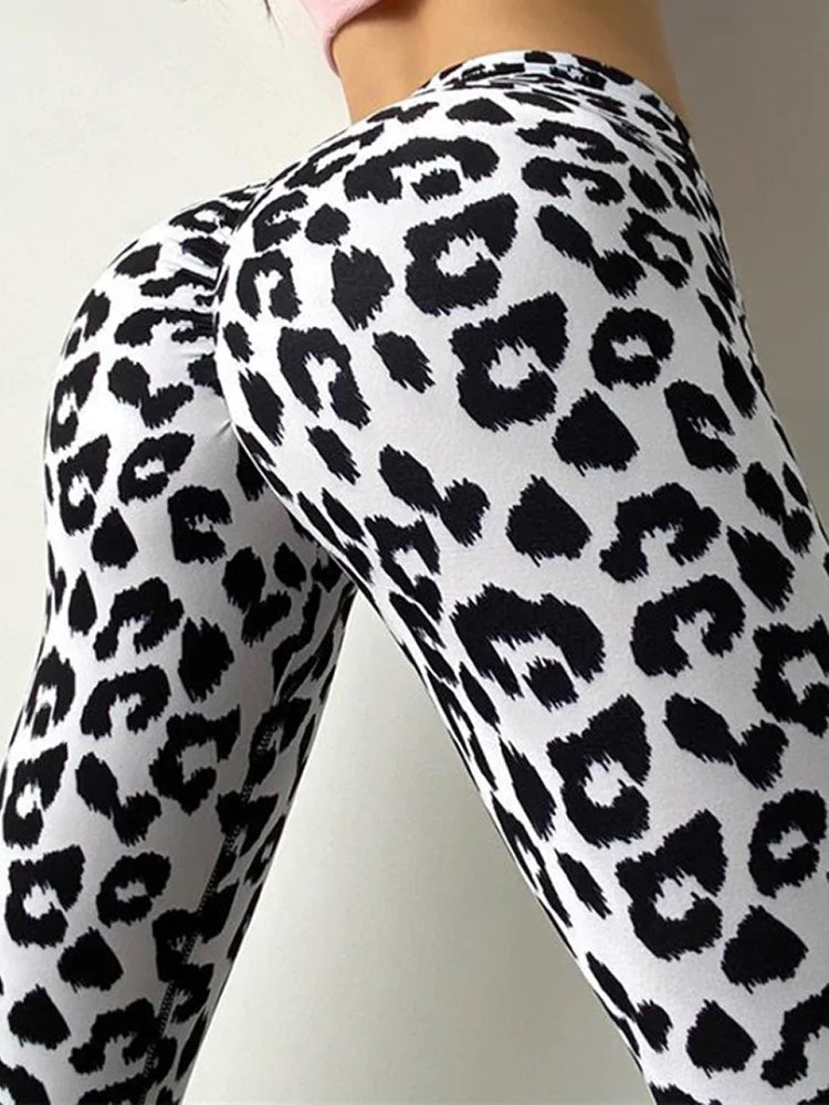 Calça Legging Academia Cintura Alta Etampa Oncinha Leopardo Cobra TyeDye