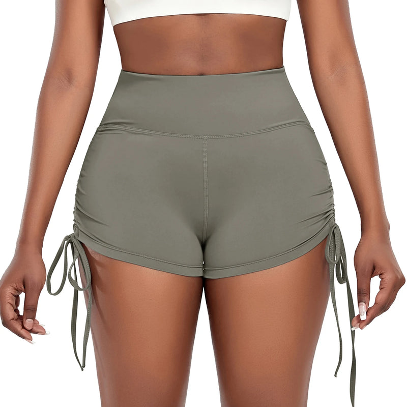 Short Academia empina bumbum com Cordao lateral