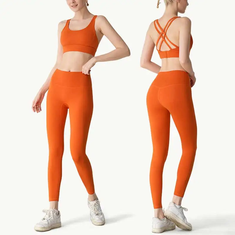 Conjunto Academia Yoga Top e Legging Conjuntinho Esportivo Duas peças