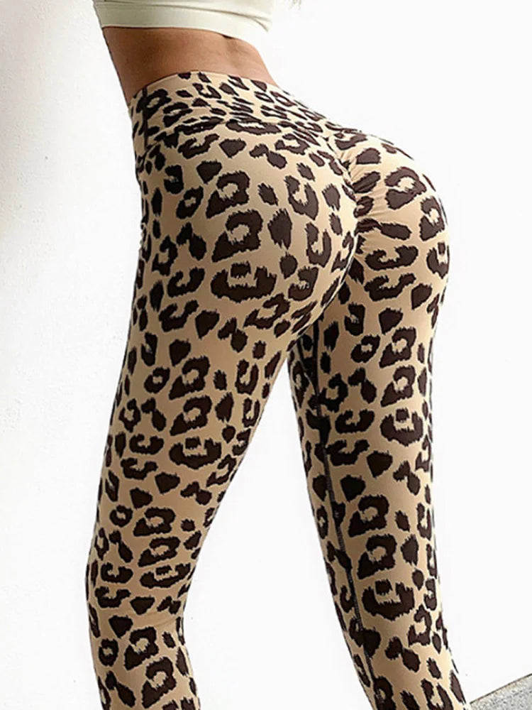 Calça Legging Academia Cintura Alta Etampa Oncinha Leopardo Cobra TyeDye