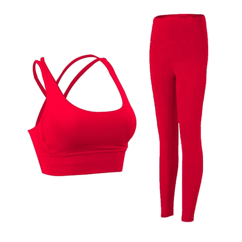 Conjunto Academia Yoga Top e Legging Conjuntinho Esportivo Duas peças