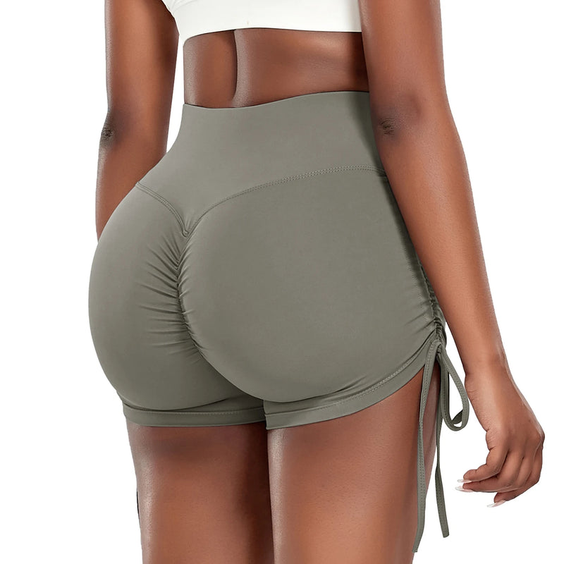 Short Academia empina bumbum com Cordao lateral