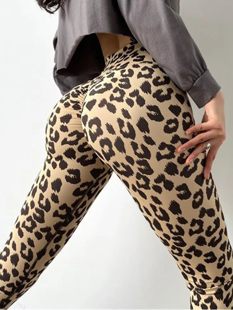 Calça Legging Academia Cintura Alta Etampa Oncinha Leopardo Cobra TyeDye